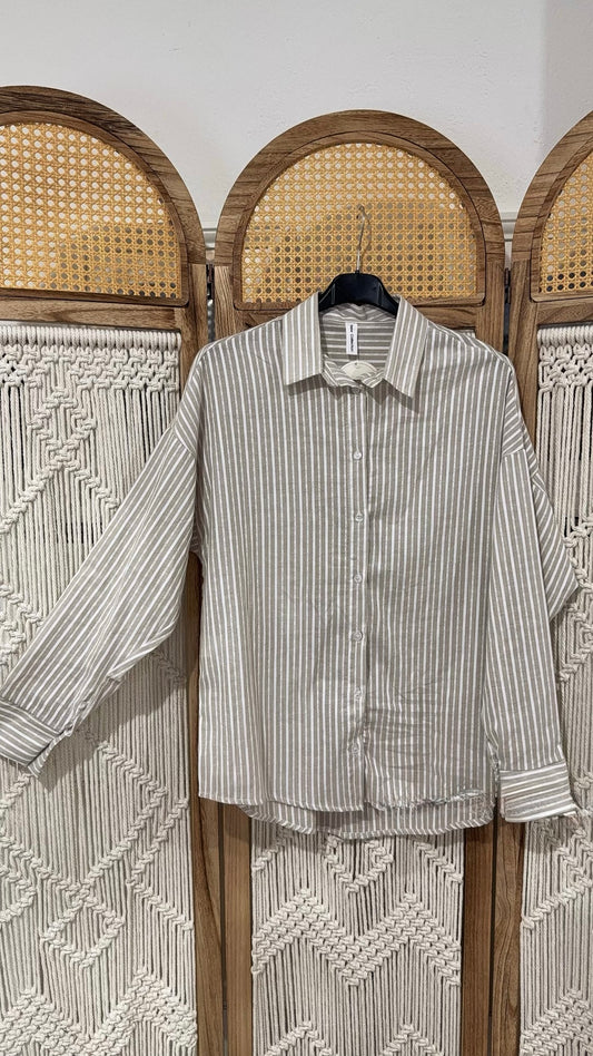 Camisa Rayas Oversize
