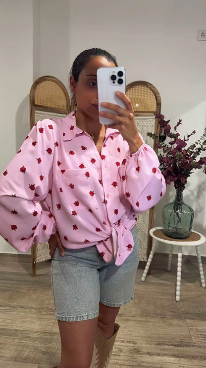 Camisa Rosas