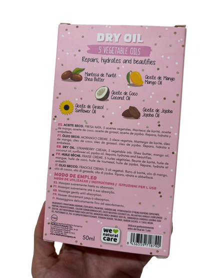 Aceite seco Fresa y Nata