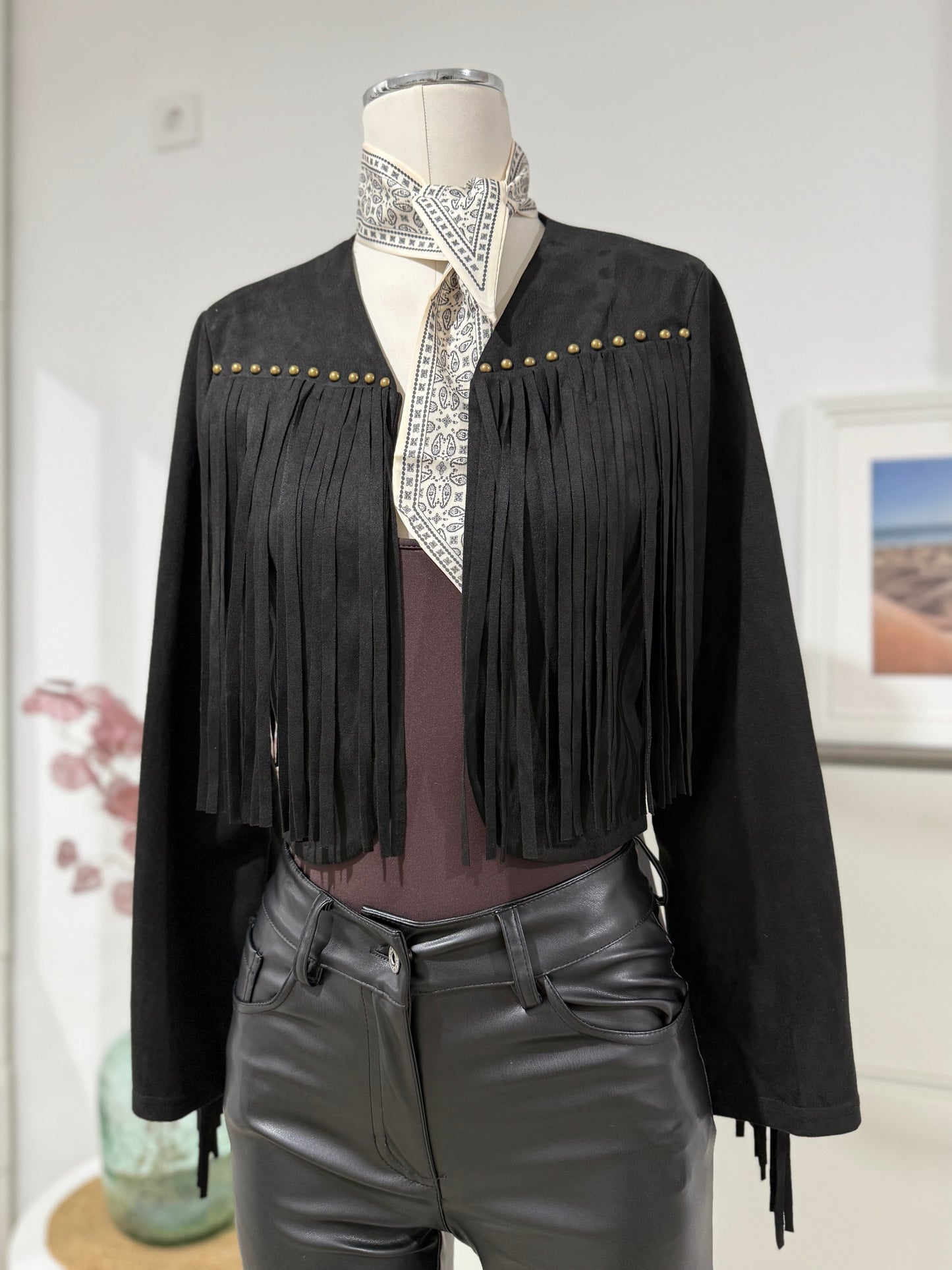 Chaqueta Flecos