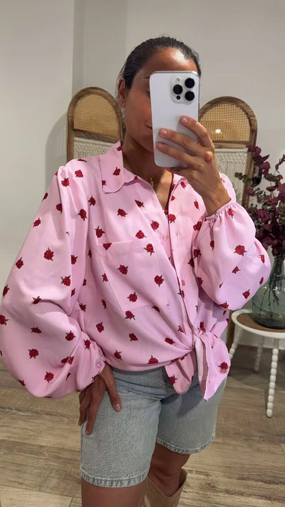 Camisa Rosas