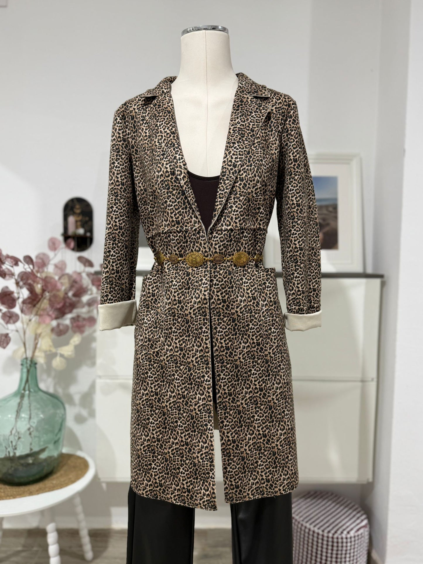 Gabardina Leopardo